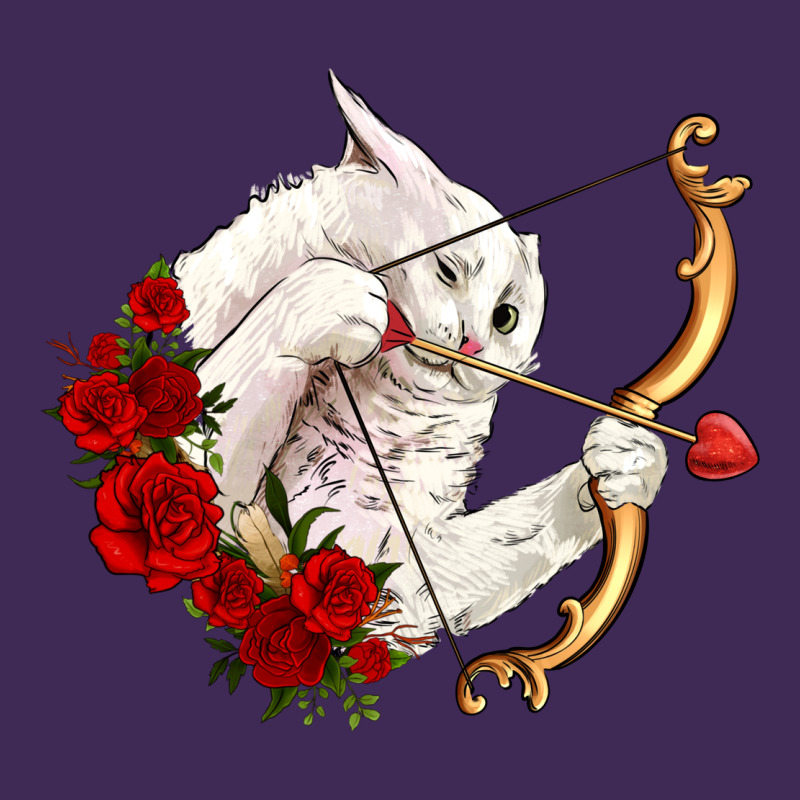 Cupid Cat Premium Hoodie by OliviaCreatesArt | Teevron