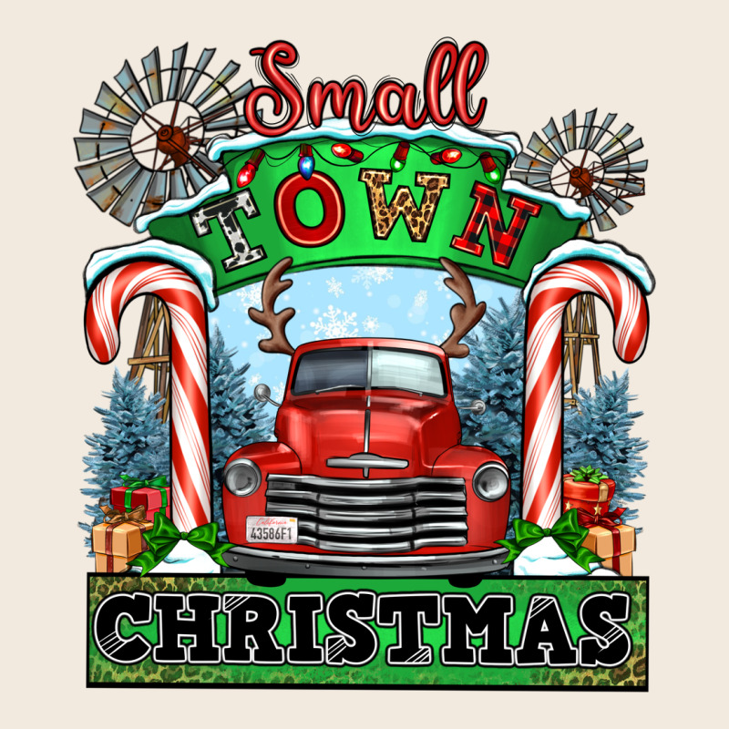 Small Town Christmas Zipper Hoodie by CowGirlArtShop | Teevron