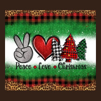 Peace Love Christmas Trees Heavy Core Tee | Teevron