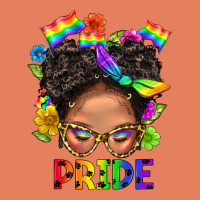 Lgbtq+ Messy Bun Mom Pride With Flower Classic Tee | Teevron