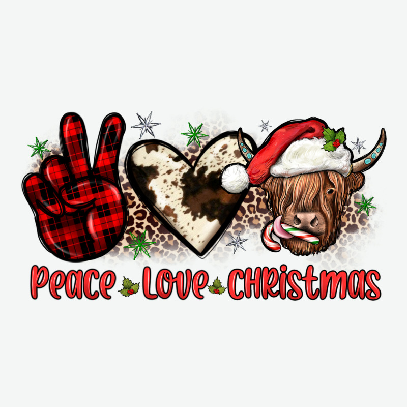 Peace Love Christmas Urban Heavy Tee by JahusDesignShop | Teevron