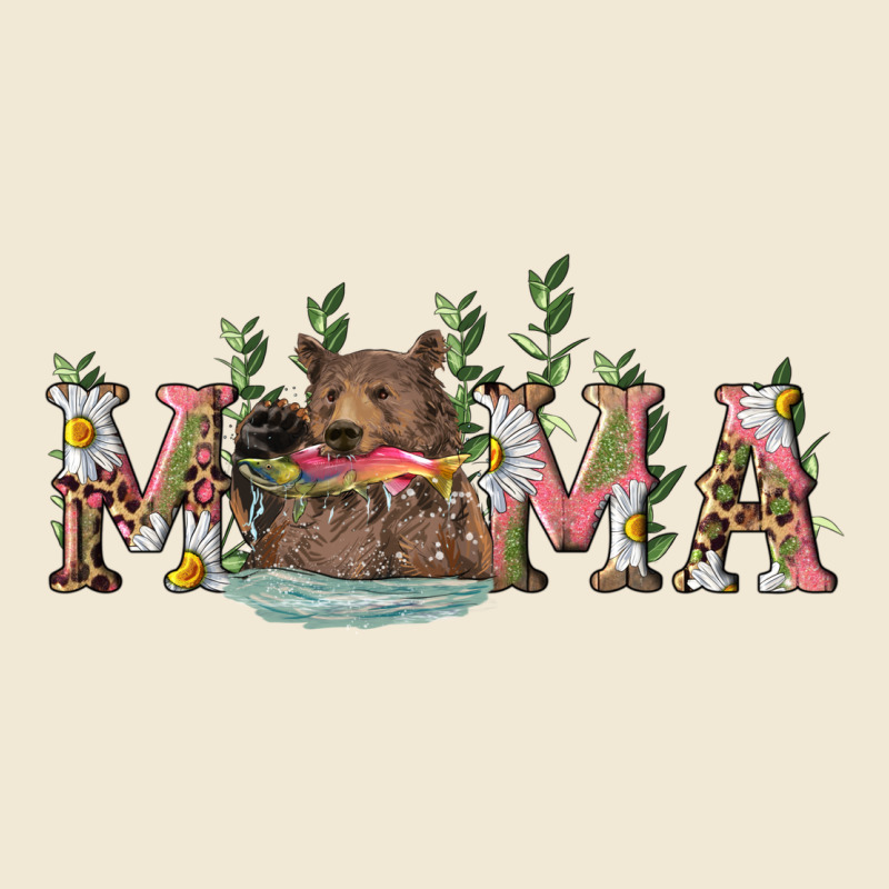 Mama With Bear And Daisy Ladies Tee by RanaPortraitStore | Teevron