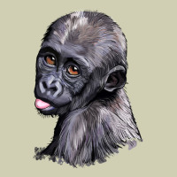 Baby Gorilla Head Heavy Core Tee | Teevron