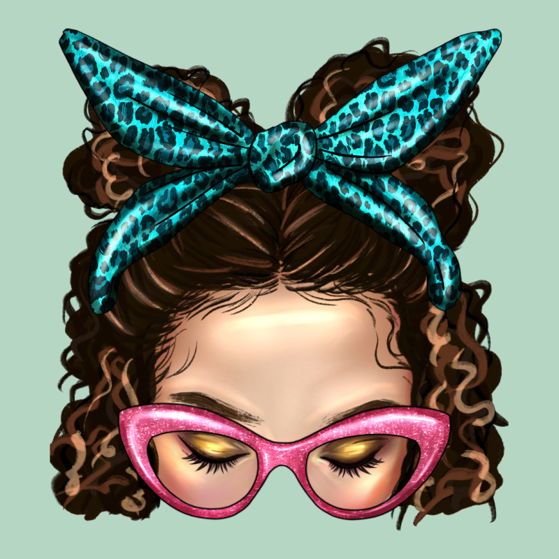 Messy Bun Mom With Leopard Bandana Classic Tee by BundleAndBundleShop | Teevron