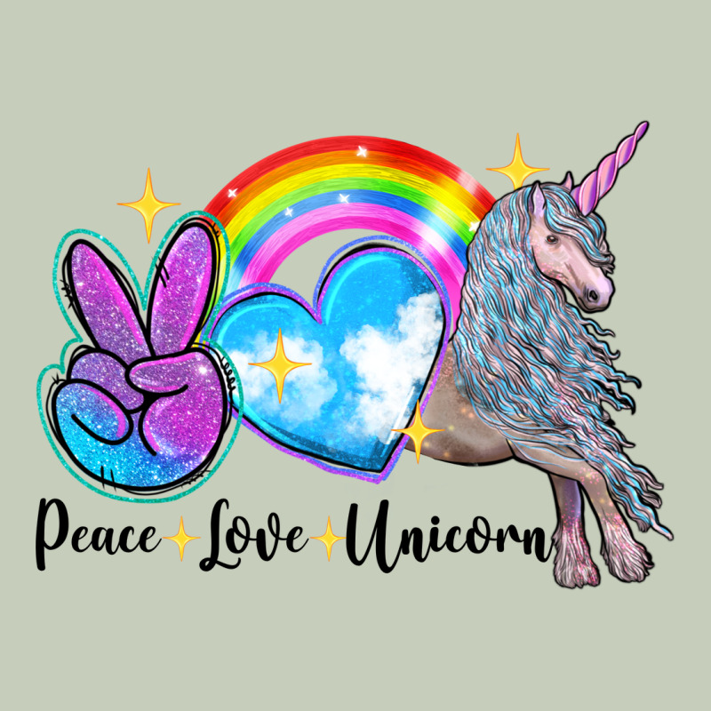 Peace Love Unicorn Ladies Tee by LillyAllenDesigns | Teevron