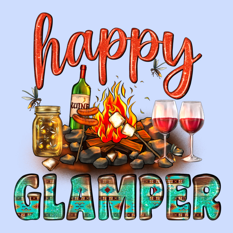 Happy Glamper Camp Urban Heavy Tee by BundleAndBundleShop | Teevron
