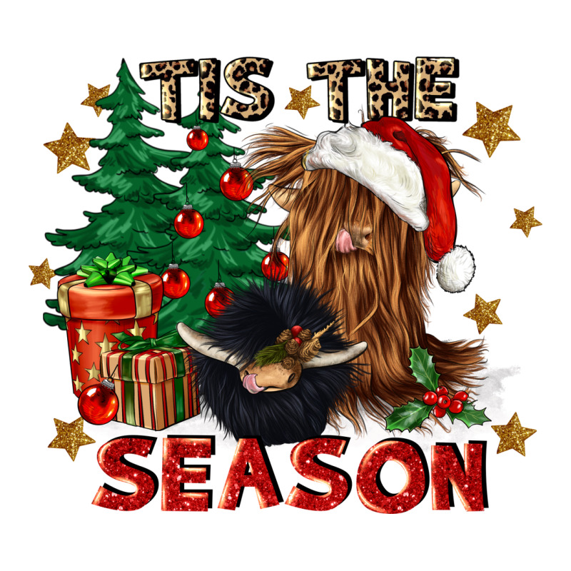 Tis The Season Zipper Hoodie by CowGirlArtShop | Teevron