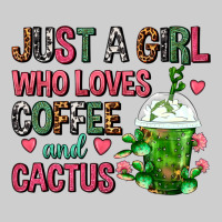 Just A Girl Who Loves Coffee And Cactus Frappe Premium Sweatshirt | Teevron