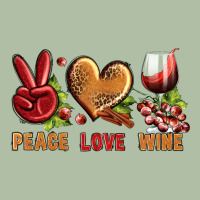 Peace Love Wine Urban Heavy Tee | Teevron