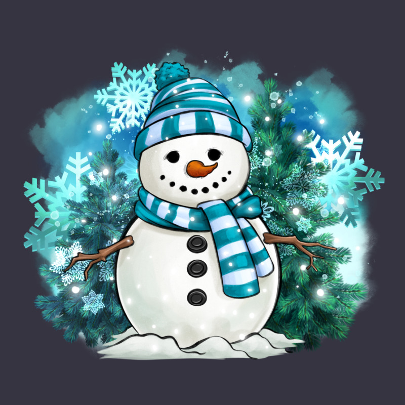Winter Snowman Vintage Hoodie by MaliasSmallBusiness | Teevron