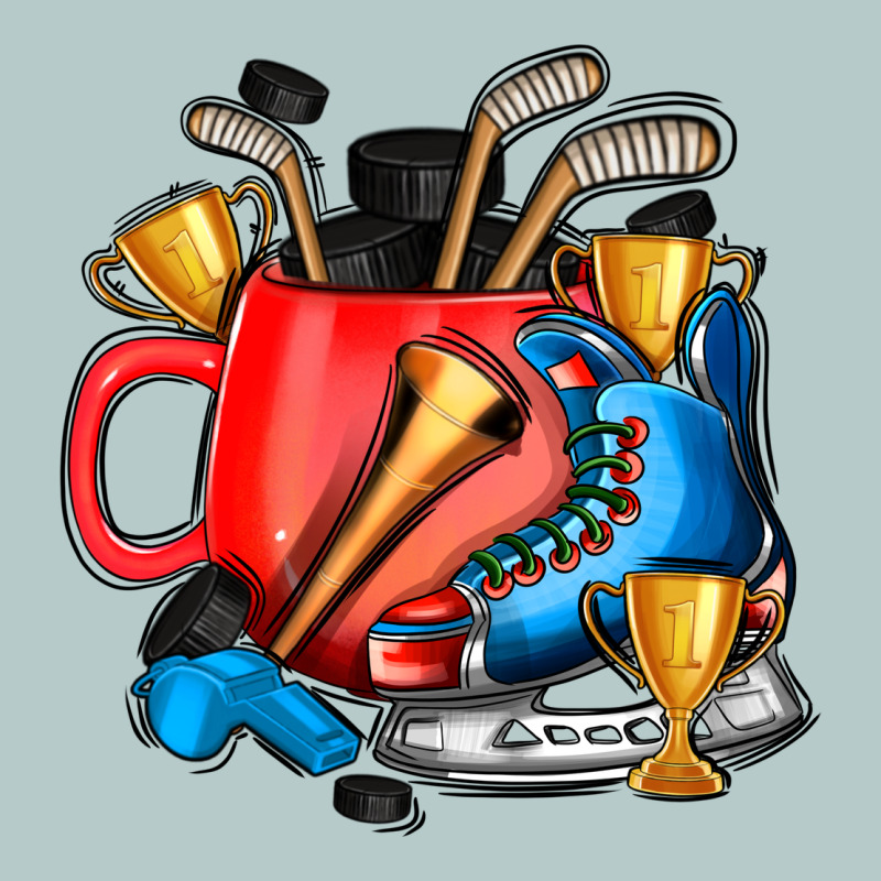 Hockey Coffee Heavy Core Tee by AdoDesignShop | Teevron