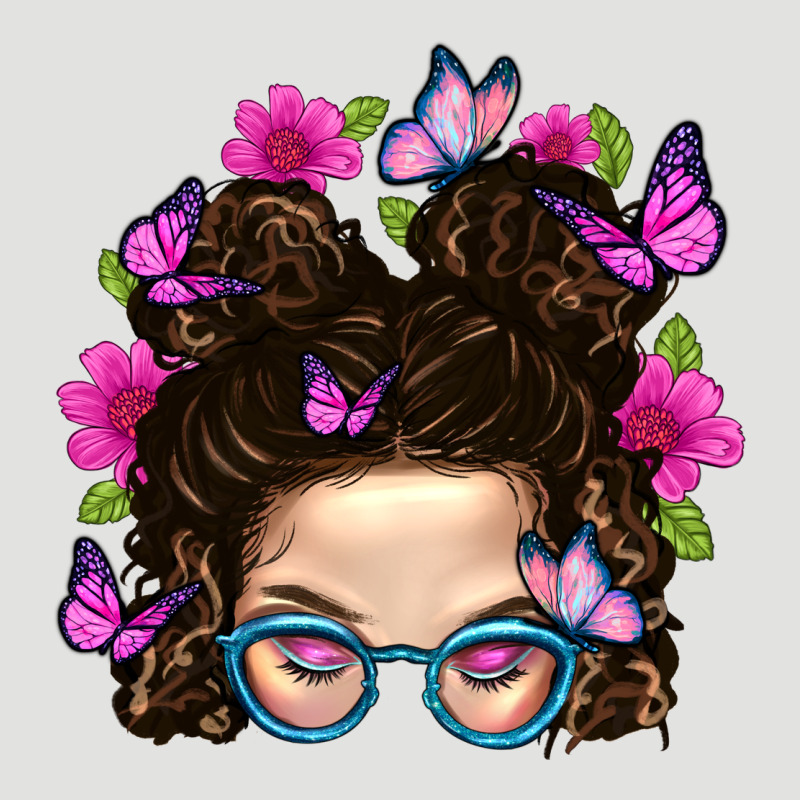Messy Bun Mom With Butterfly Classic Tee by BundleAndBundleShop | Teevron