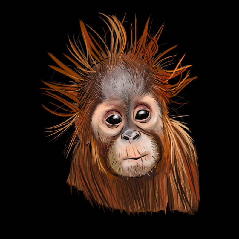 Baby Orangutan Heavy Core Tee by LillyAllenDesigns | Teevron
