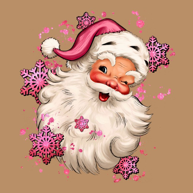 Pink Christmas Santa Claus Vintage Hoodie by MaliasSmallBusiness | Teevron