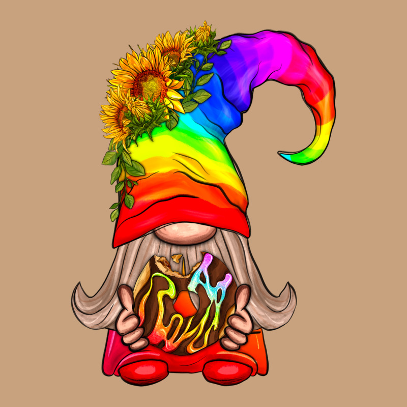 Lgbtq+ Pride Gnome With Donut Vintage Tee by BundleAndBundleShop | Teevron