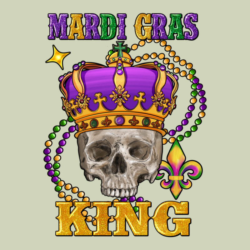 Skull Mardi Gras King Heavyweight Hoodie by FaDigitalArtStudio | Teevron