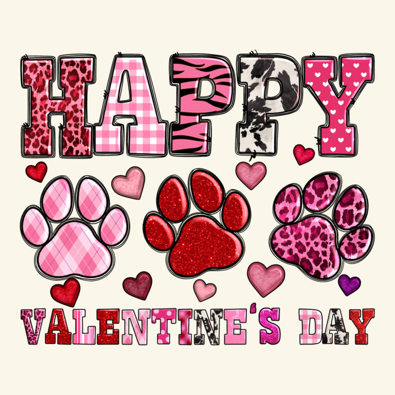 Happy Valentine's Day Paws Premium Hoodie by OliviaCreatesArt | Teevron
