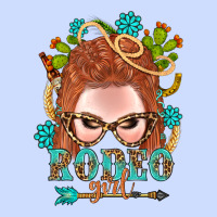 Western Rodeo Girl Braid Red Hair Urban Heavy Tee | Teevron