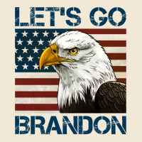 American Bald Eagle Let's Go Brandon Ladies Tee | Teevron