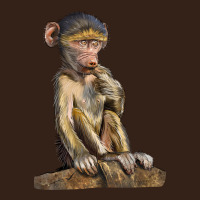 Baby Baboon Illustrations Heavy Core Tee | Teevron