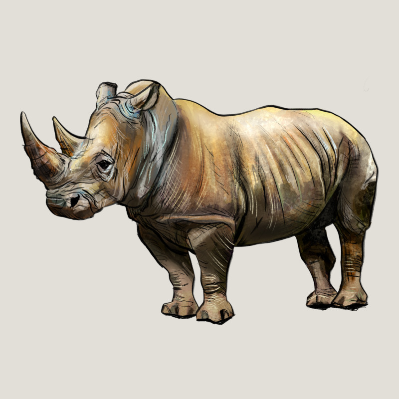 Rhino Illustrations Heavy Core Tee by LillyAllenDesigns | Teevron
