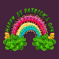 Happy St Patricks Day Rainbow And Shamrock Long Sleeve Tee | Teevron