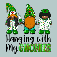 Hanging With My Gnomies African American Nurse Gnomies Heavy Core Tee | Teevron