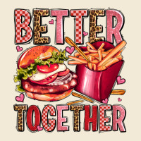 Hamburger Potatoes Better Together Olivia Premium Hoodie | Teevron