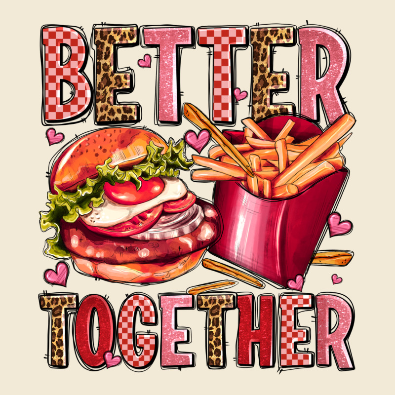 Hamburger Potatoes Better Together Olivia Premium Hoodie by OliviaCreatesArt | Teevron