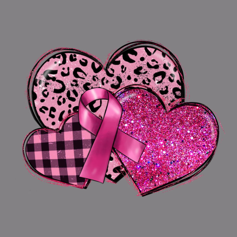 Breast Cancer Hearts Heavyweight Hoodie by FaDigitalArtStudio | Teevron