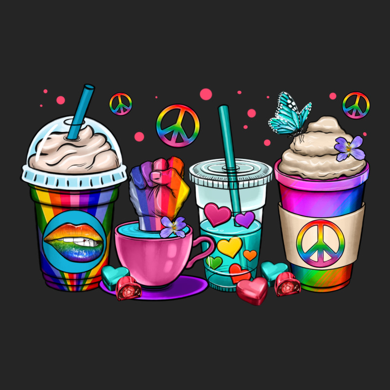 Pride Lgbtq Coffee Cups Premium Hoodie by OliviaCreatesArt | Teevron
