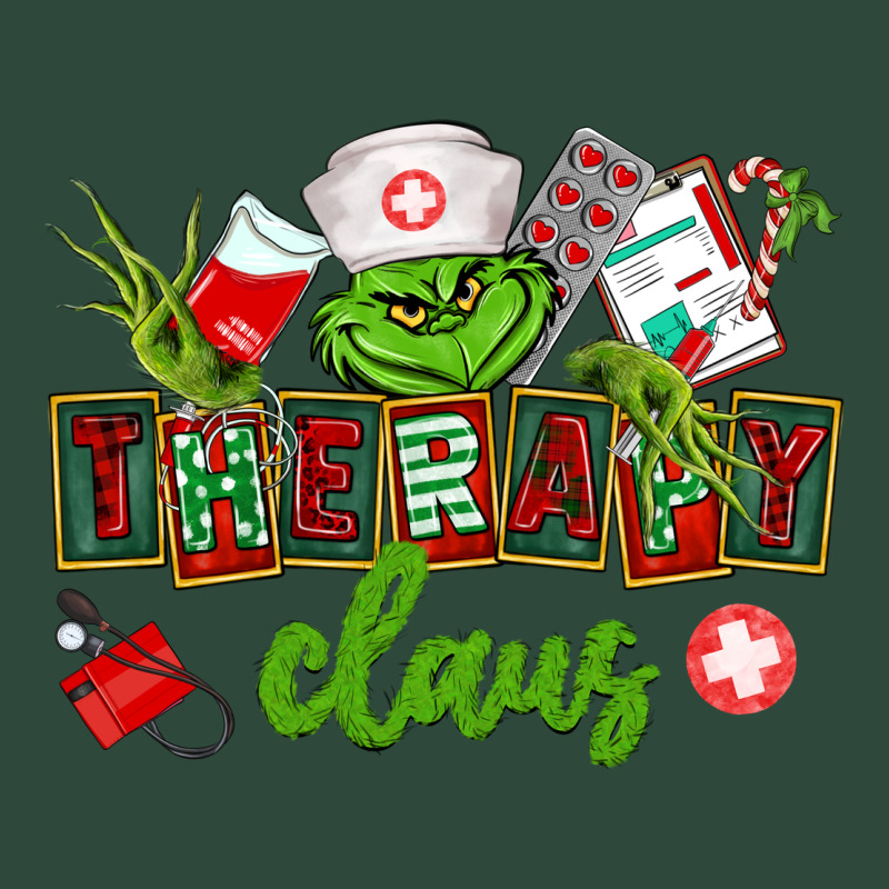 Therapy Claus Zipper Hoodie by CowGirlArtShop | Teevron