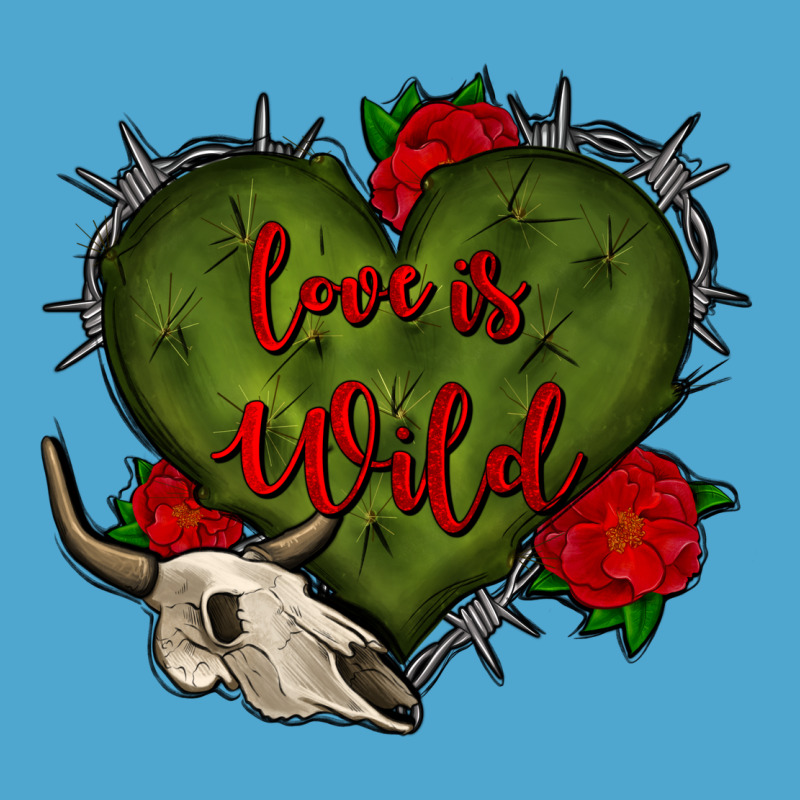 Love Is Wild With Bullskull Olivia Premium Hoodie by OliviaCreatesArt | Teevron