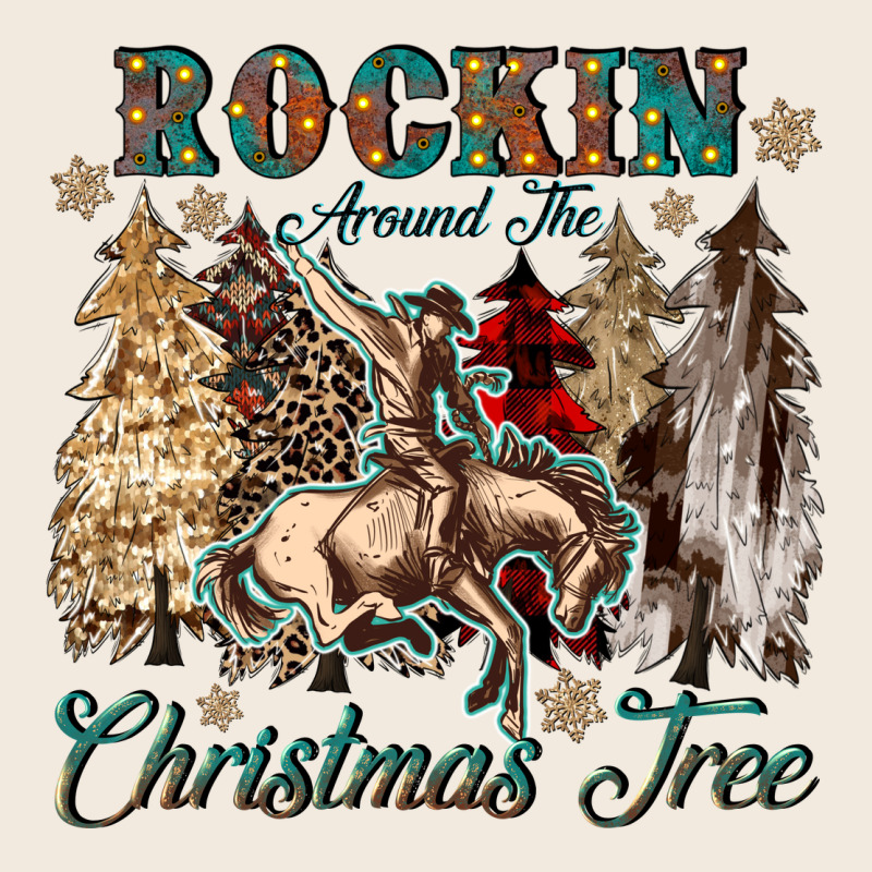 Rockin Around The Christmas Tree Zipper Hoodie by CowGirlArtShop | Teevron