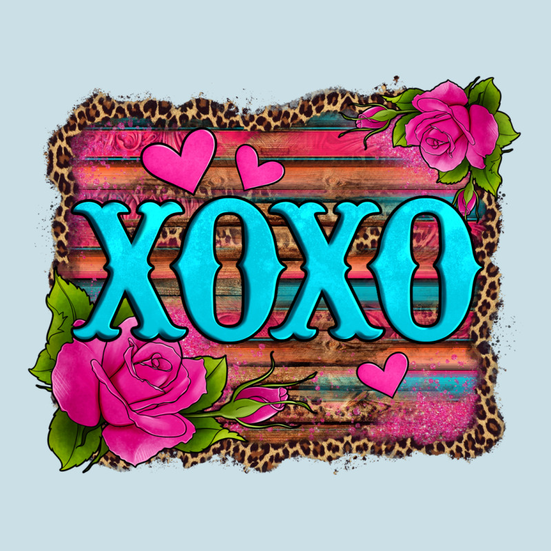 Xoxo Valentine's Day Pink Roses And Hearts Ladies Tee by Jasminsmagicworld | Teevron