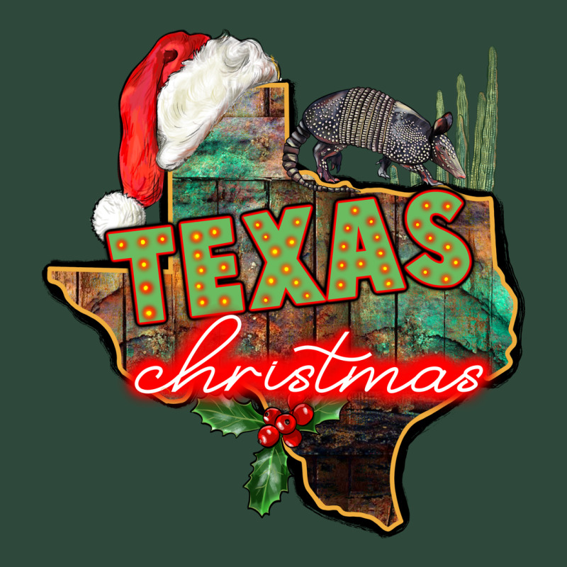 Texas Christmas Zipper Hoodie by CowGirlArtShop | Teevron
