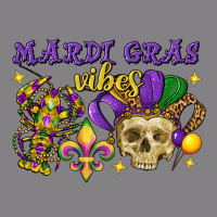 Mardi Gras Vibes Skull Heavyweight Hoodie | Teevron