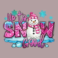 Up To Snow Good Pink Christmas Winter Snowman Vintage Hoodie | Teevron