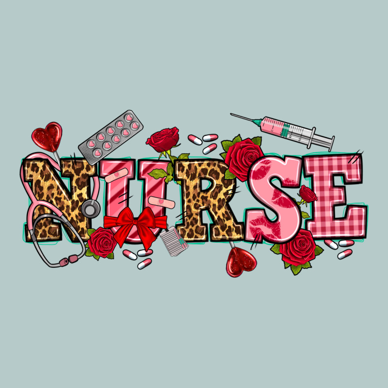 Valentines Day Nurse Heavy Core Tee by NancyCooperArtShop | Teevron