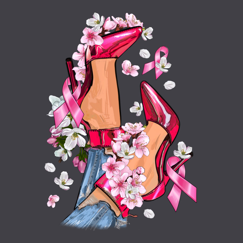 Cancer High Heels Breast Cancer Heavyweight Hoodie by FaDigitalArtStudio | Teevron