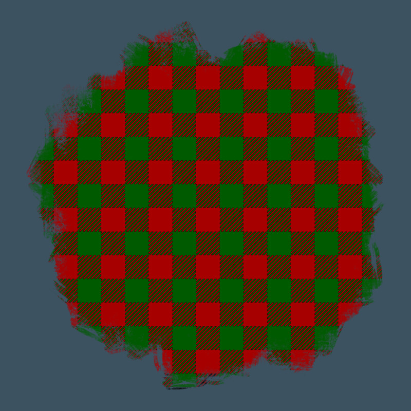 Christmas Tartan Patch Urban Heavy Tee by BundleAndBundleShop | Teevron