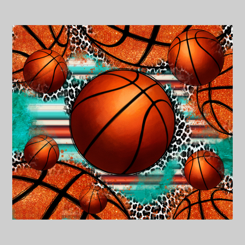Basketball Leopard Serape Tumbler Premium Tee by Jasminsmagicworld | Teevron