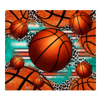 basketball leopard serape tumbler | Teevron