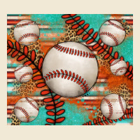 Baseball Turquoise Serape Glitter Tumbler Premium Tee | Teevron