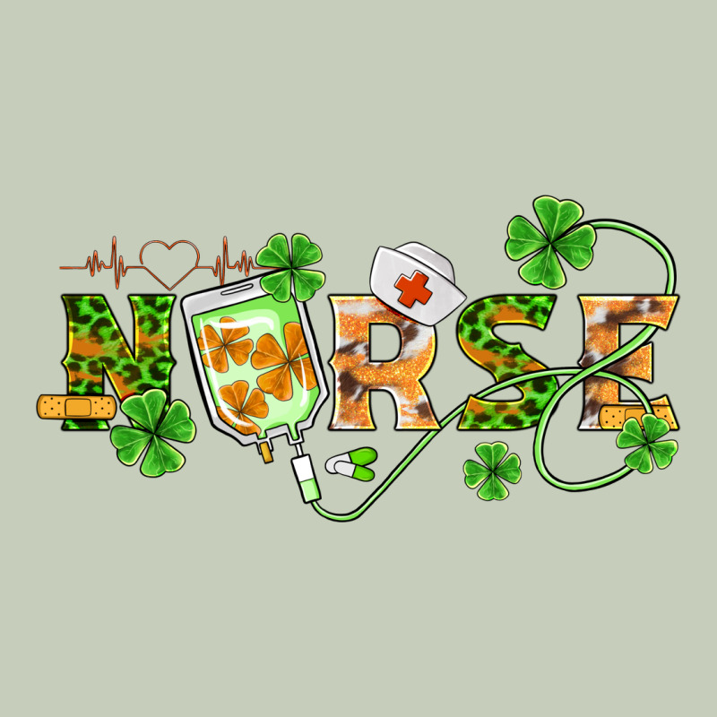 St Patricks Day Nurse Ladies Tee by BarkalooDesign | Teevron
