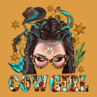 Western Cowgirl Braid Hair Urban Heavy Tee | Teevron