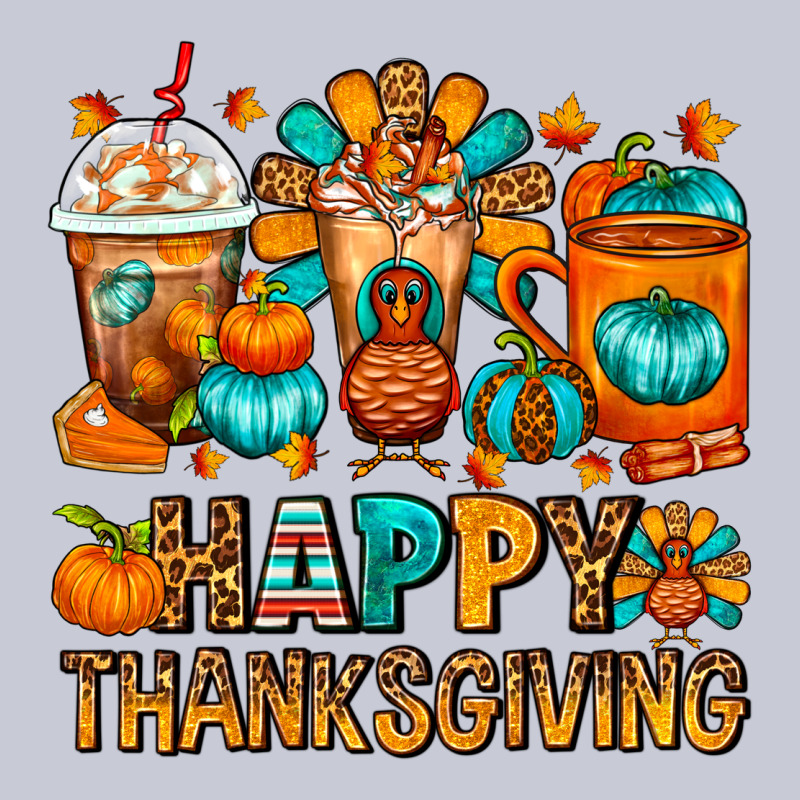 Happy Thanksgiving Coffee Cups Heavyweight Hoodie by FaDigitalArtStudio | Teevron