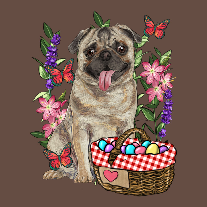 Easter Pug Long Sleeve Tee by RanaPortraitStore | Teevron