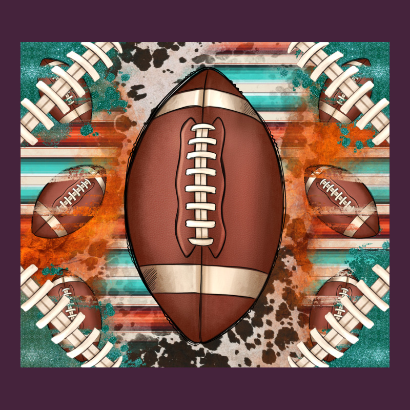 American Football Serape Glittertumbler Premium Tee by Jasminsmagicworld | Teevron