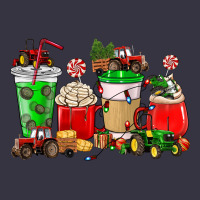 Christmas Tractor Coffee Cup Vintage Hoodie | Teevron